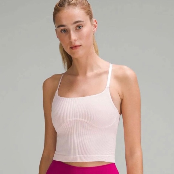 Lululemon Strappy Seamless Yoga Shelf Tank - Picture 1 of 6